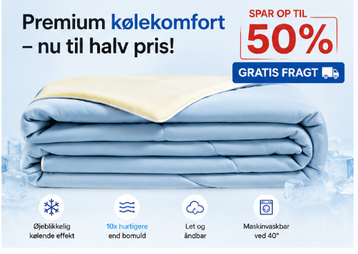 BreezeNest™ | mindst 50% rabat | 💤 Farvel sved. Hej søvn.