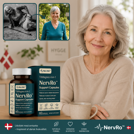 NervRo™ |🌿Mindst 50% rabat🌟| Naturlig støtte til nerver, balance og sikre skridt – hver eneste dag.