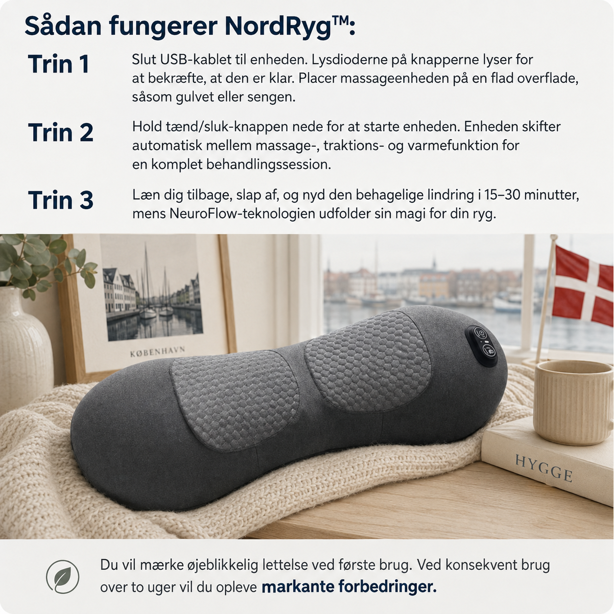NordRyg™ | 🌿 Naturlig støtte til ryggen – designet til afslapning, komfort og daglig velvære.