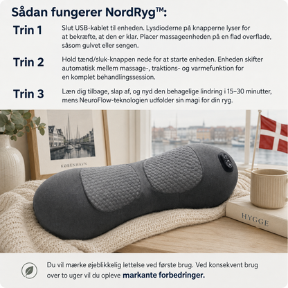 NordRyg™ | 🌿 Naturlig støtte til ryggen – designet til afslapning, komfort og daglig velvære.
