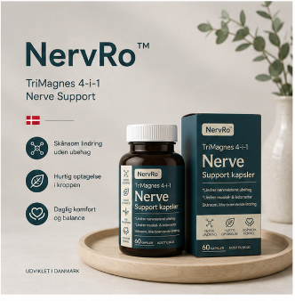 NervRo™ |🌿Mindst 50% rabat🌟| Naturlig støtte til nerver, balance og sikre skridt – hver eneste dag.