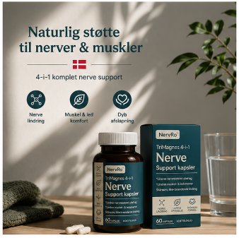 NervRo™ |🌿Mindst 50% rabat🌟| Naturlig støtte til nerver, balance og sikre skridt – hver eneste dag.