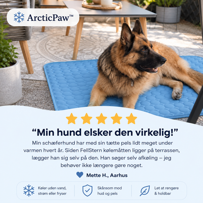 ArcticPaw™ Kølemåtte | Holder din hund eller kat kølig og afslappet – selv på de varmeste sommerdage (Køb 2 – få den 2. med 60% rabat)