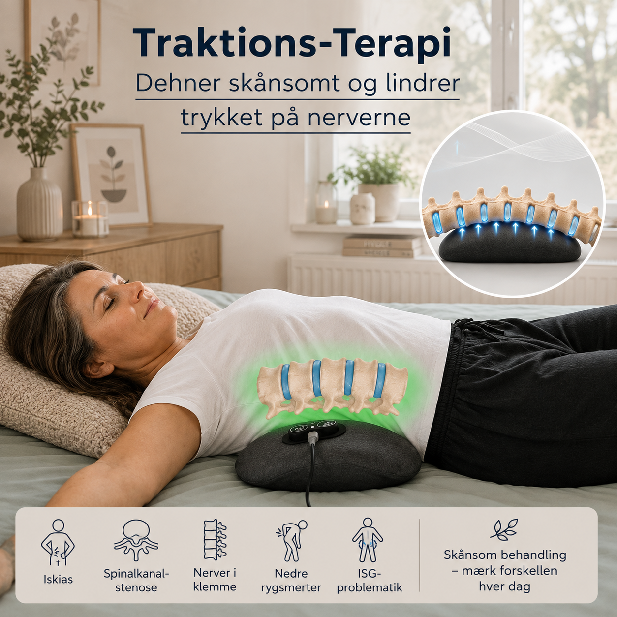 NordRyg™ | 🌿 Naturlig støtte til ryggen – designet til afslapning, komfort og daglig velvære.