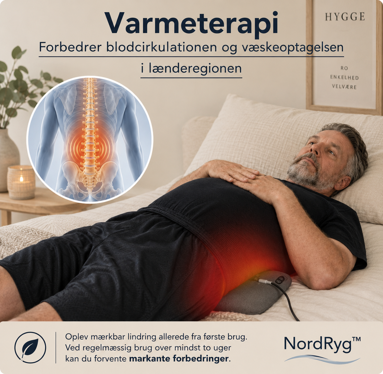 NordRyg™ | 🌿 Naturlig støtte til ryggen – designet til afslapning, komfort og daglig velvære.