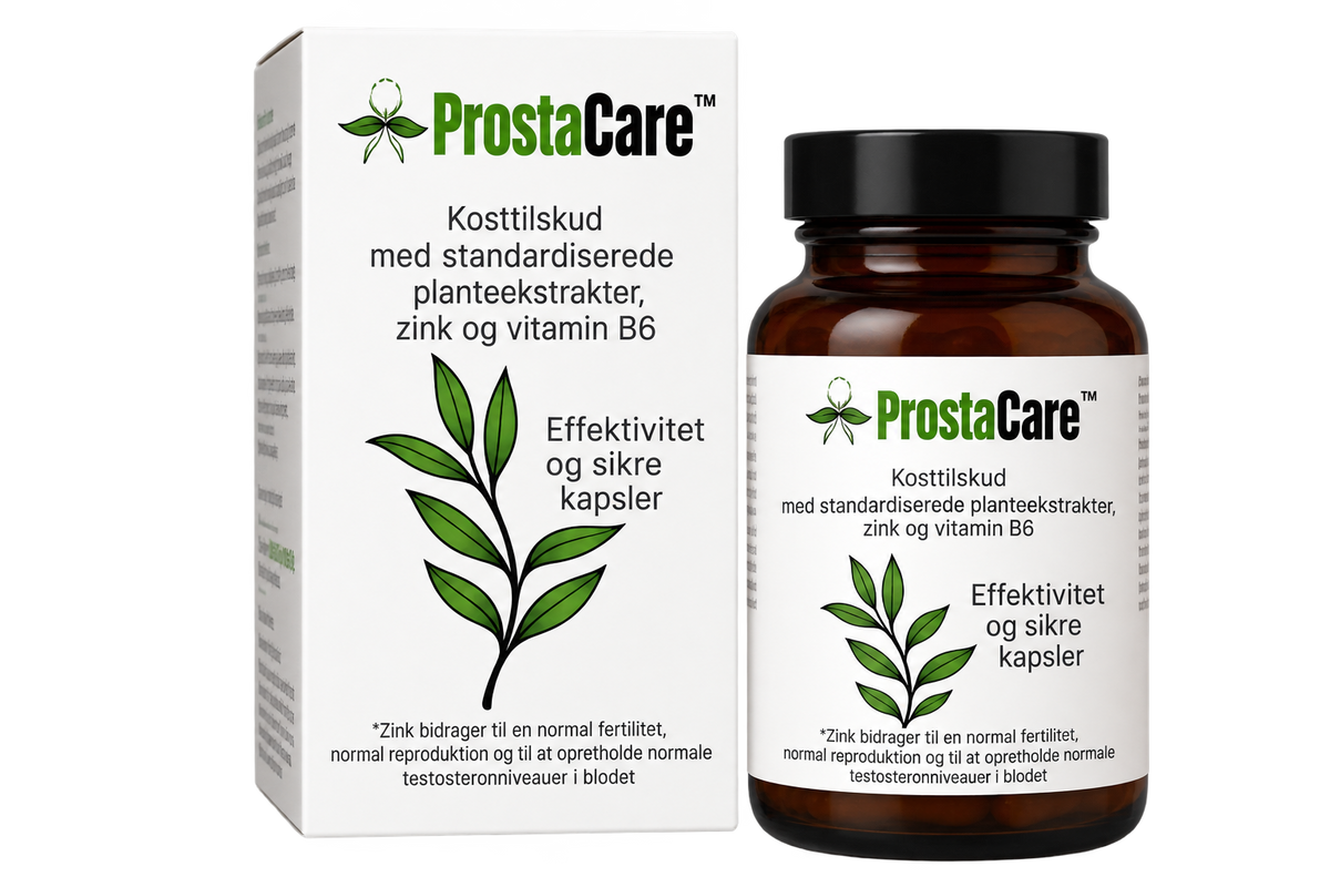 ProstaCare™ | Reducer betændelse i prostata med op til 95 % på 5 dage!