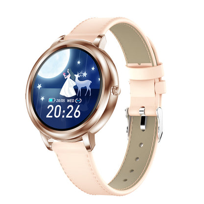 Nordvaya Lunéra™ | Elegant smartwatch til kvinder, der forener tidløs elegance, smart teknologi og eksklusivt design i ét smukt ur.