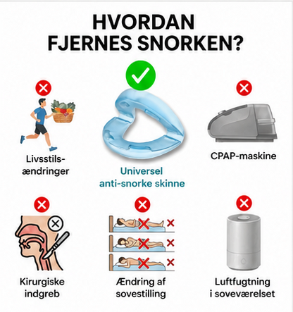 Nordvaya SnorkFri™ | Vågn friskere hver morgen.