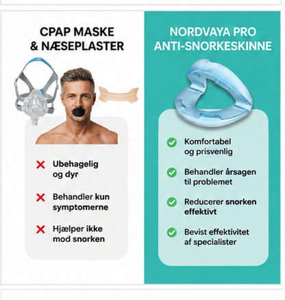 Nordvaya SnorkFri™ | Vågn friskere hver morgen.