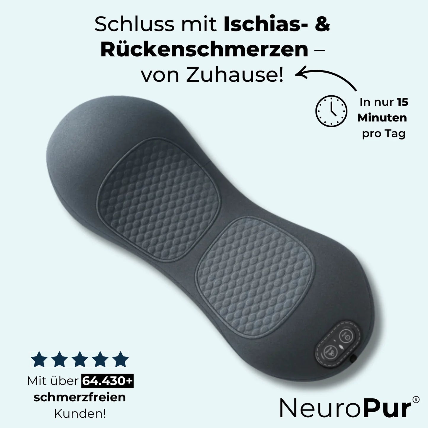 NeuroFlow 3-Zonen Tiefenmassagegerät
