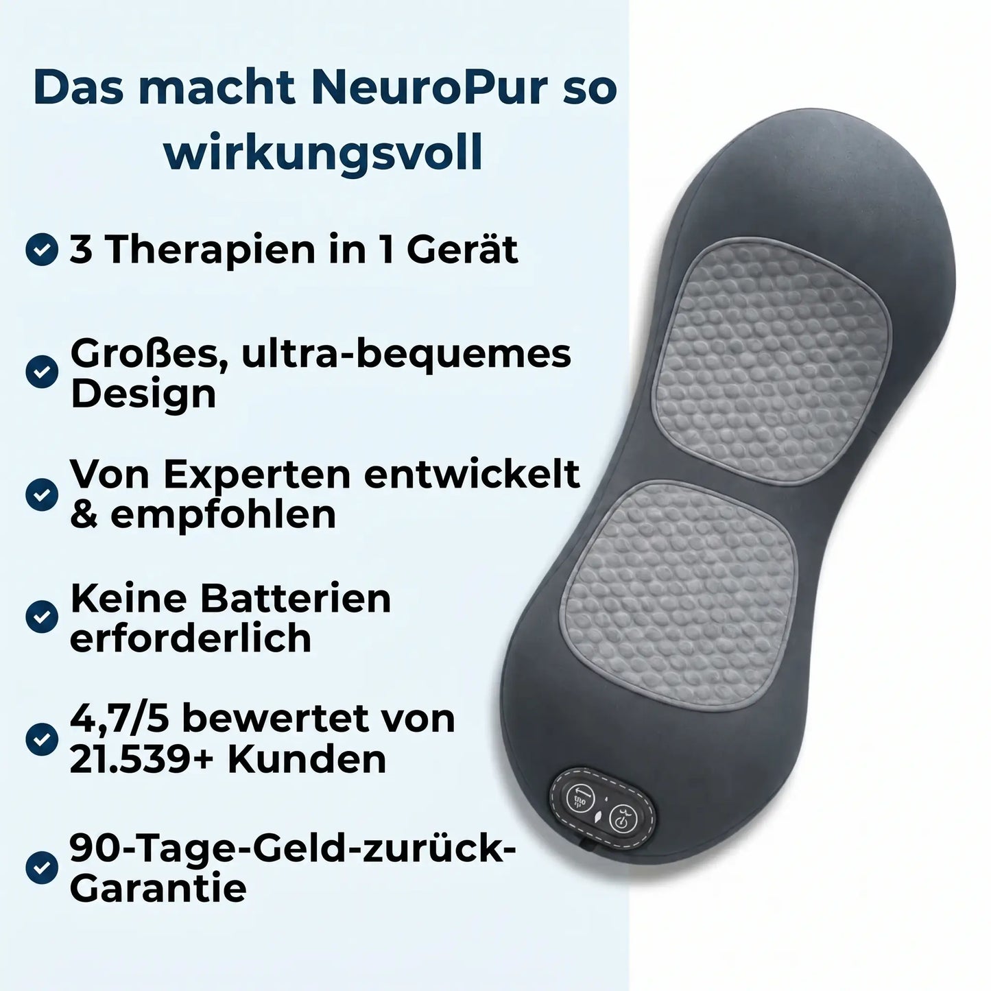 NeuroFlow 3-Zonen Tiefenmassagegerät