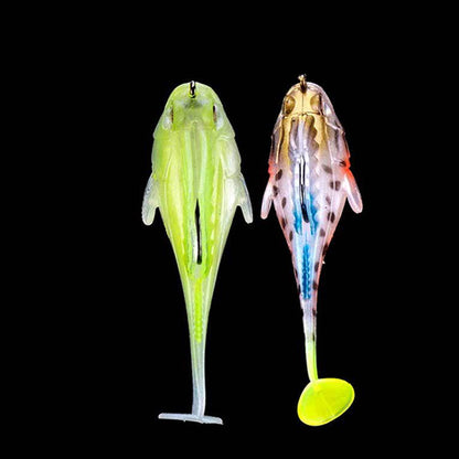 5-delige T-tail soft kunstaas set met doos