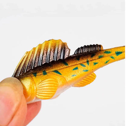 5-delige T-tail soft kunstaas set met doos